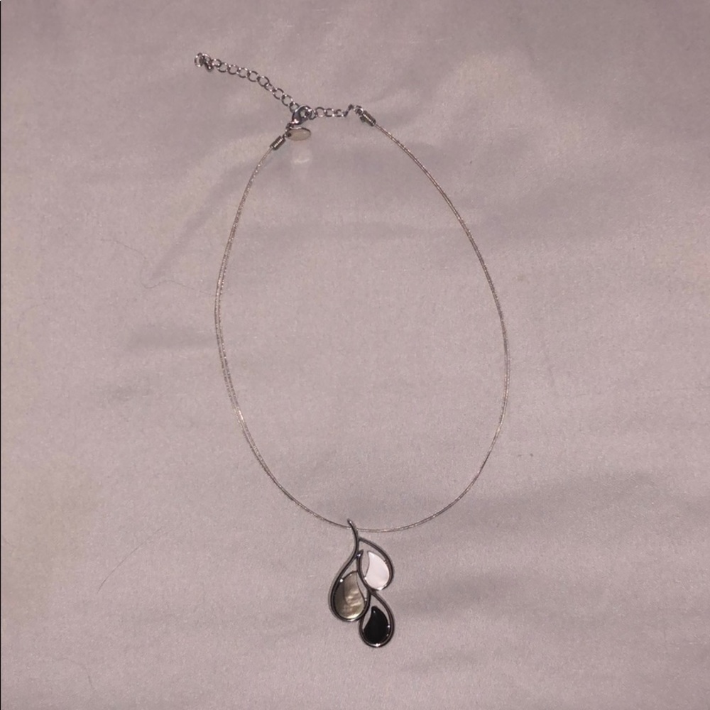 Lia Sophia Teardrop Pendant Necklace